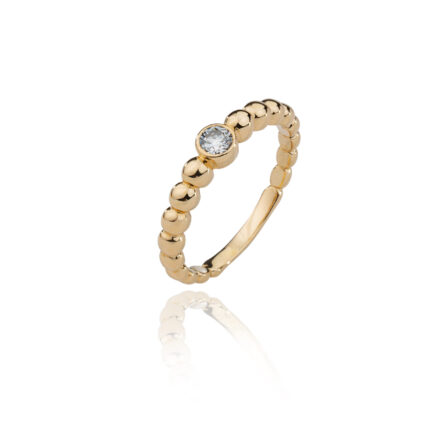 Perlų kaskados žiedas 3